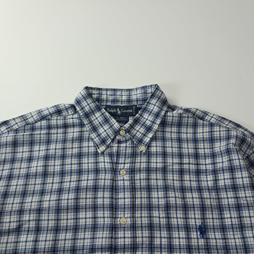 [SOLD OUT] CK413 XL 폴로 90s 미국판 블레어 플래드 체크 셔츠 남방