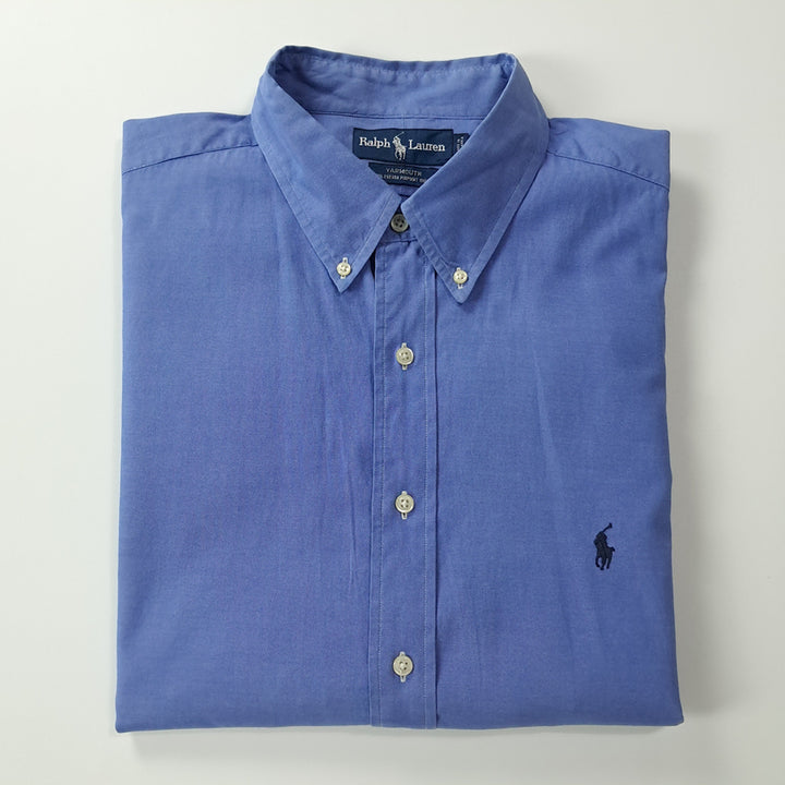 [BUNJANG] CK414 2XL 폴로 90s 야머스 클래식 블루 셔츠 남방 / CK414 2XL 폴로 90s 야머스 클래식 블루 셔츠 남방