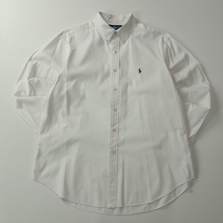 [BUNJANG] CK415 XL 폴로 00s 멀티포니 화이트 셔츠 남방 / CK415 XL 폴로 00s 멀티포니 화이트 셔츠 남방
