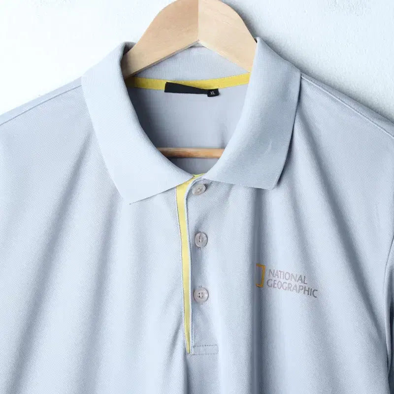 [BUNJANG] (XL-2XL) 내셔널지오그래픽 반팔 카라 티셔츠 빅사이즈-185BD / (XL-2XL) 내셔널지오그래픽 반팔 카라 티셔츠 빅사이즈-185BD