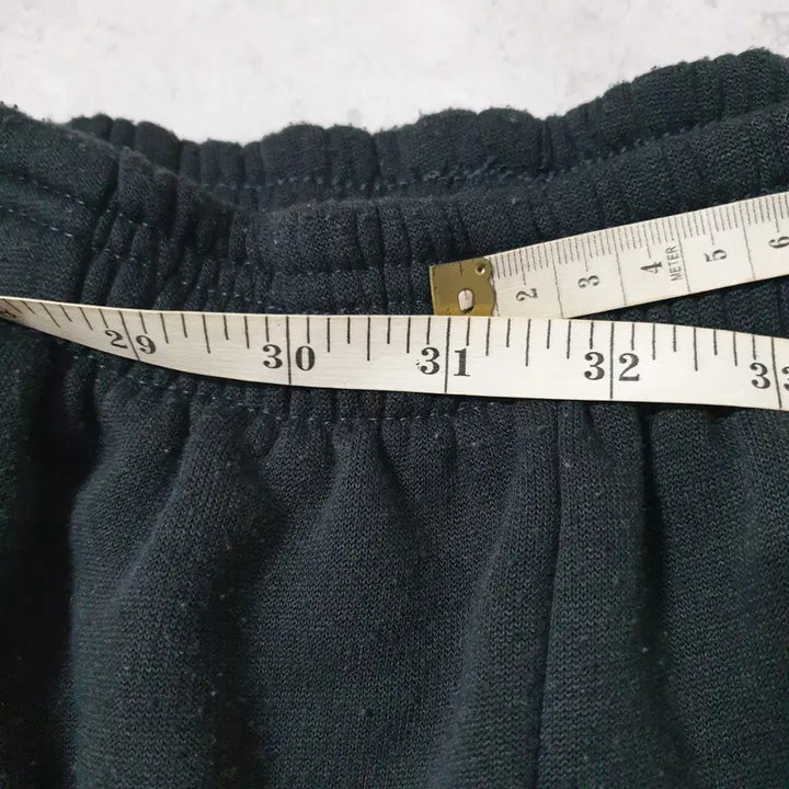 [BUNJANG] Unisex Gray Fleece-Lined Training Pants / 공용 바지 30-31 (진회색) 고무줄 트레이닝 기모 여성 남성 츄리닝
