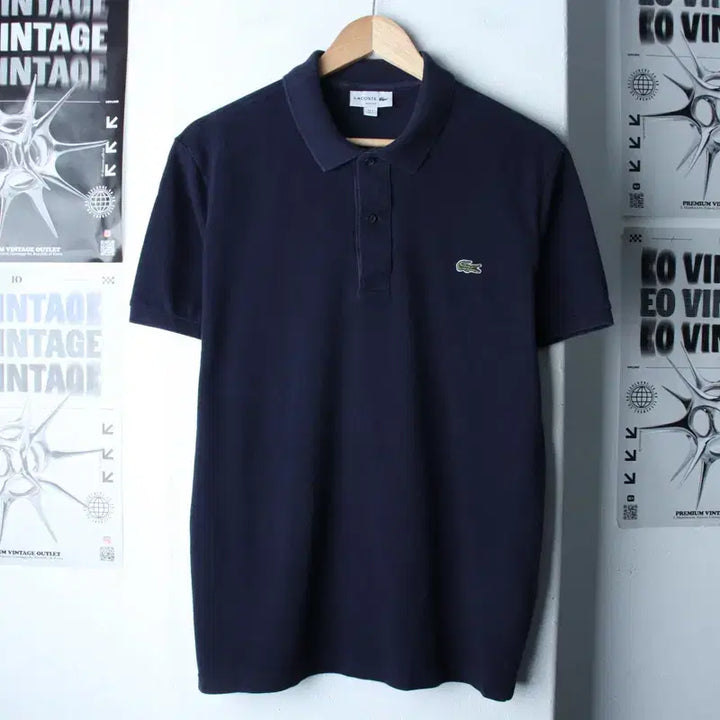 [BUNJANG] (L-XL) 라코스테 반팔 카라 티셔츠 스몰로고 네이비 놈코어-185BE / (L-XL) 라코스테 반팔 카라 티셔츠 스몰로고 네이비 놈코어-185BE