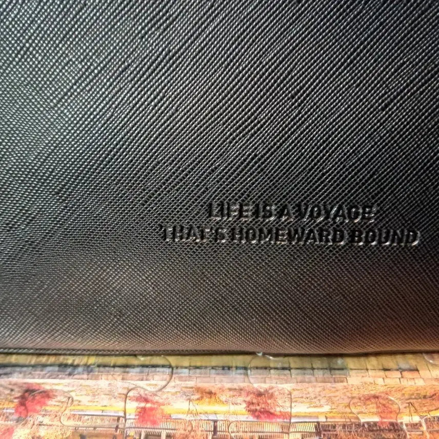 [BUNJANG] Black Square Crossbody Bag / 블랙 사각 크로스백 서류 가방