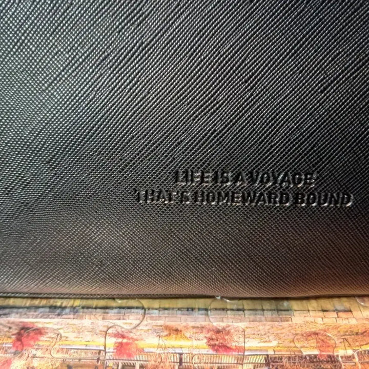 [BUNJANG] Black Square Crossbody Bag / 블랙 사각 크로스백 서류 가방