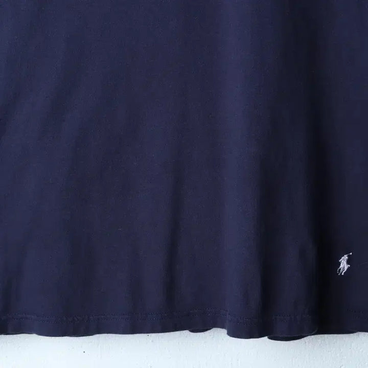 [SOLD OUT] W(M-L) 폴로 랄프로렌 반팔 티셔츠 브이넥 네이비 포니-185EB