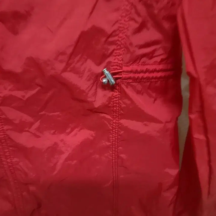 [BUNJANG] Travis Red Windbreaker Hooded Jacket / 트레비스빨간색 바람막이 후드 자켓