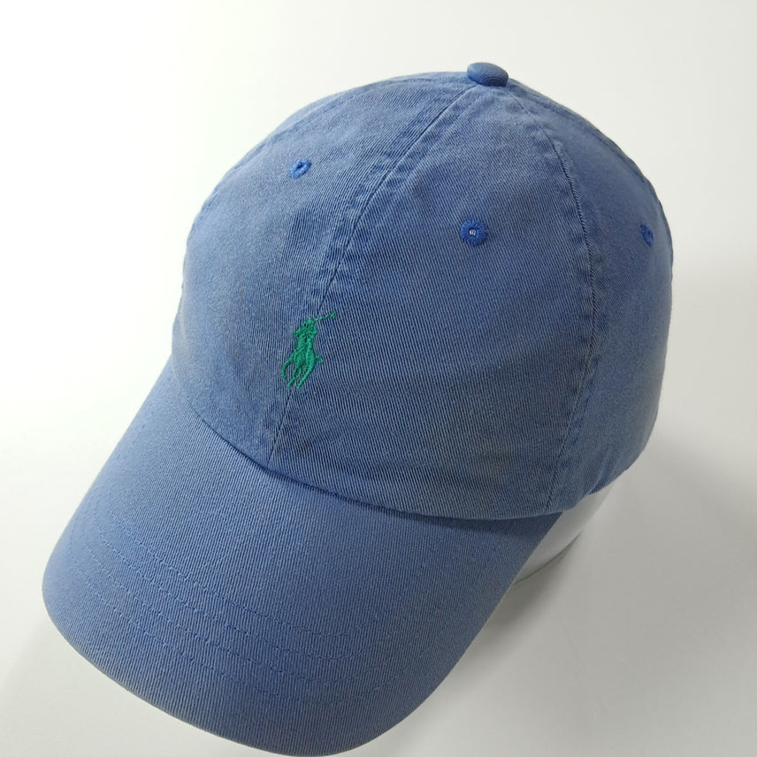 [BUNJANG] CK425 L 폴로 90s 가죽스트랩 그린포니 더스티블루 볼캡 모자 / CK425 L 폴로 90s 가죽스트랩 그린포니 더스티블루 볼캡 모자