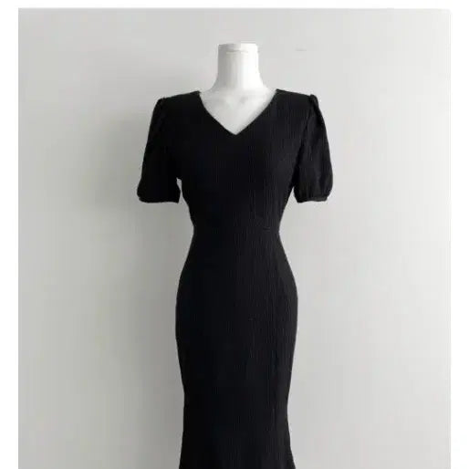 [BUNJANG] Classic Blanc Mermaid Dress / 클래식블랑 머메이드 원피스