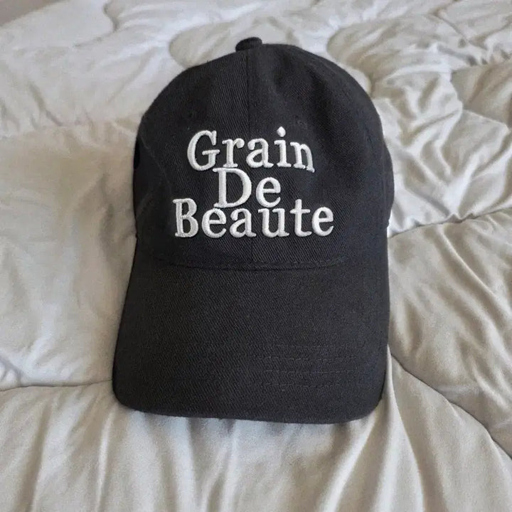 [BUNJANG] Grain De Beaute Black Ball Cap / 그랑드보떼 블랙 볼캡 FREE 56~58cm (Made in Korea)