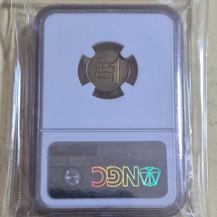 [BUNJANG] 1966 One Won Coin UNC Grade / 초년도 1966년 1주화 NGC 63등급