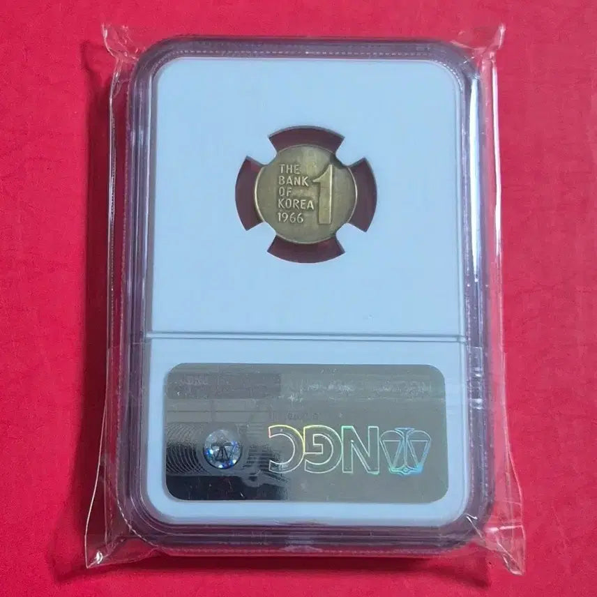 [BUNJANG] 1966 One Won Coin UNC Grade / 초년도 1966년 1주화 NGC 63등급