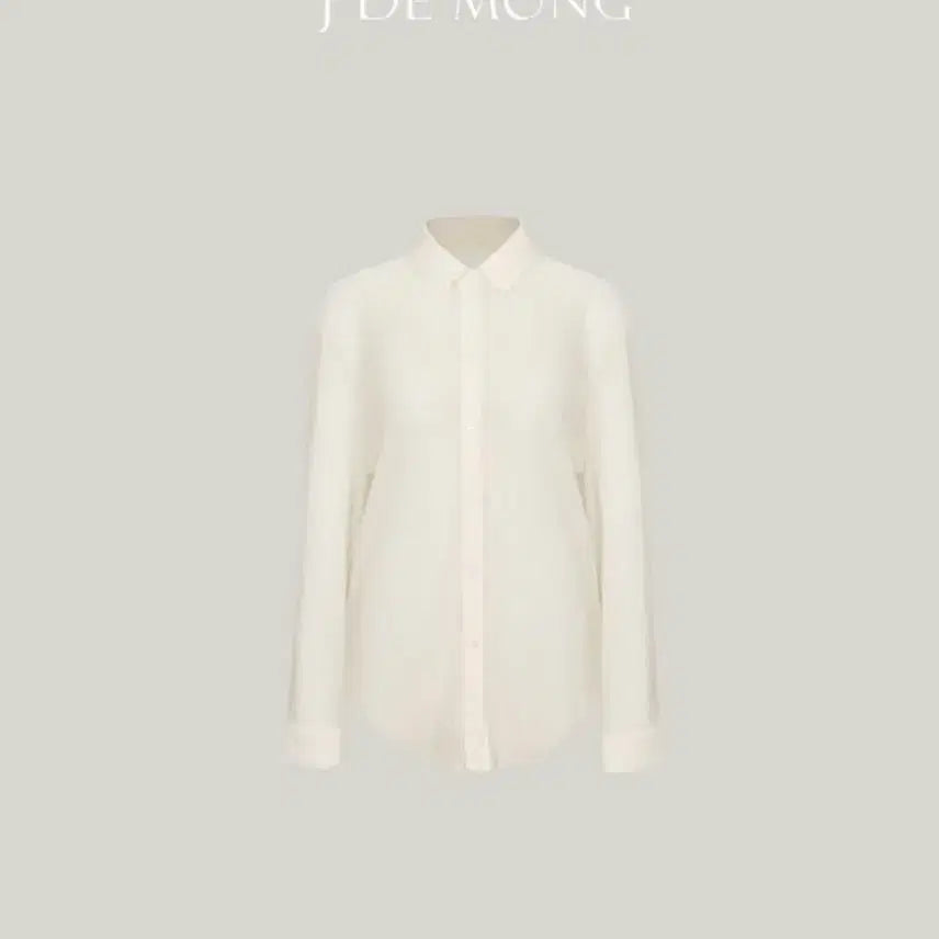 [BUNJANG] Jade Mong Blur Stripe Asymmetrical Shirt Ivory / [미착용새상품]제이드몽 블러 스트라이프 언발셔츠 아이보리 택ㅇ