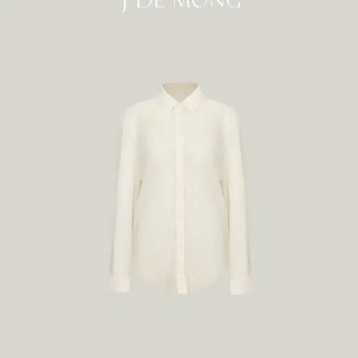 [BUNJANG] Jade Mong Blur Stripe Asymmetrical Shirt Ivory / [미착용새상품]제이드몽 블러 스트라이프 언발셔츠 아이보리 택ㅇ
