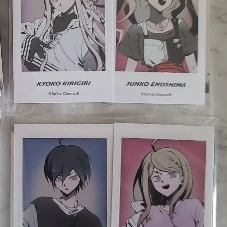 [BUNJANG] Danganronpa Round1 Collaboration Cheki Photocard Set / 단간론파 라운드원콜라보 체키 포카 세트 판매합니다