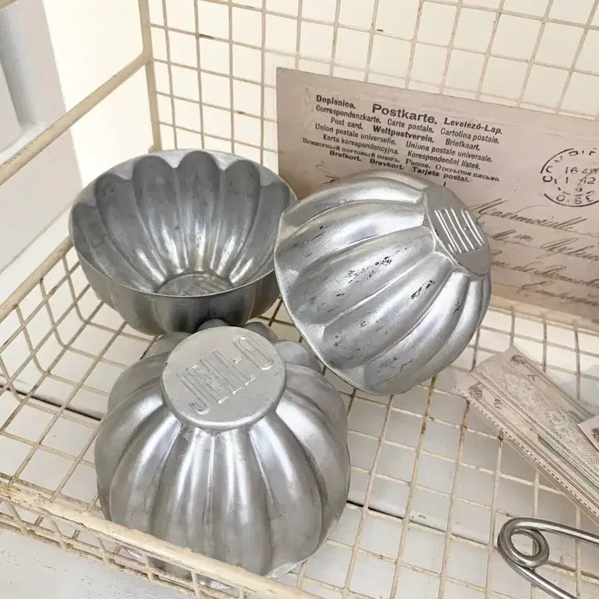 [BUNJANG] Vintage Jell-O Aluminum Mold / 빈티지 JELL-O 알루미늄 몰드