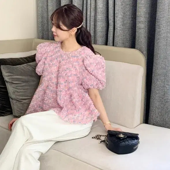 [BUNJANG] Vicinni Roseberry Blouse / 바이씨니 로즈베리블라우스