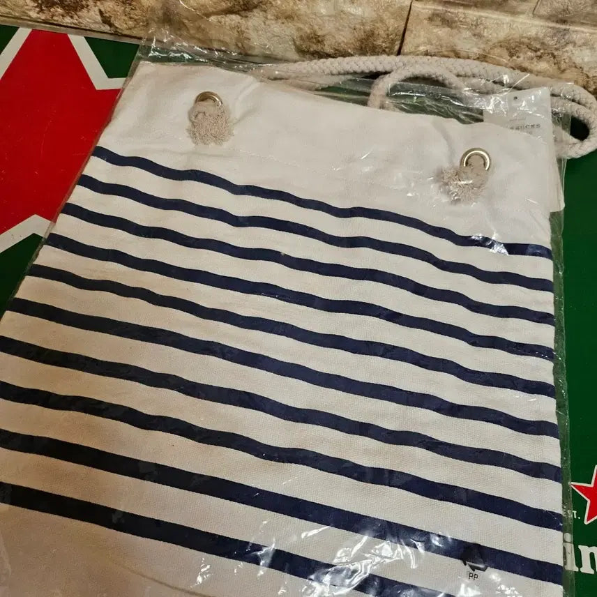 [BUNJANG] Starbucks Marine Stripe Eco Bag / 스타벅스 마린 스트라이프 에코백