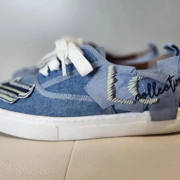 [BUNJANG] Lanvin Collection Denim Sneakers / 랑방스니커즈