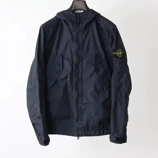 [BUNJANG] Stone Island Membrana Windbreaker Navy M / 스톤아일랜드 멤브라나 바람막이 네이비 M