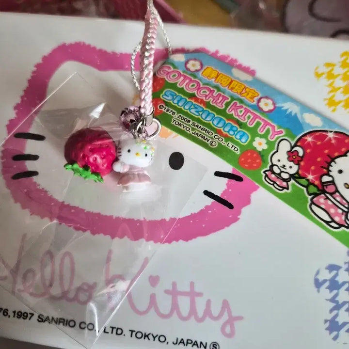 [BUNJANG] Classic Kitty Strawberry Request Strap / 고전키티 딸기요청 스트랩