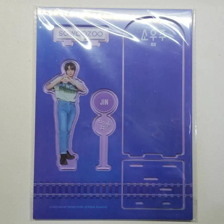 [BUNJANG] BTS Jin Acrylic Standee Sealed / BTS 소우주 진 JIN 아크릴 스탠드 미개봉