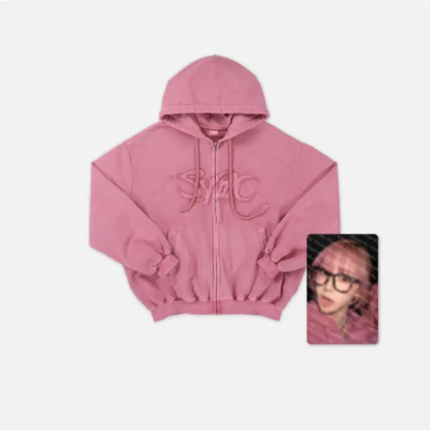 [SOLD OUT] 에스파 SYNK 콘서트 MD 굿즈 핑크 후디 후드집업 카리나지젤닝닝윈터