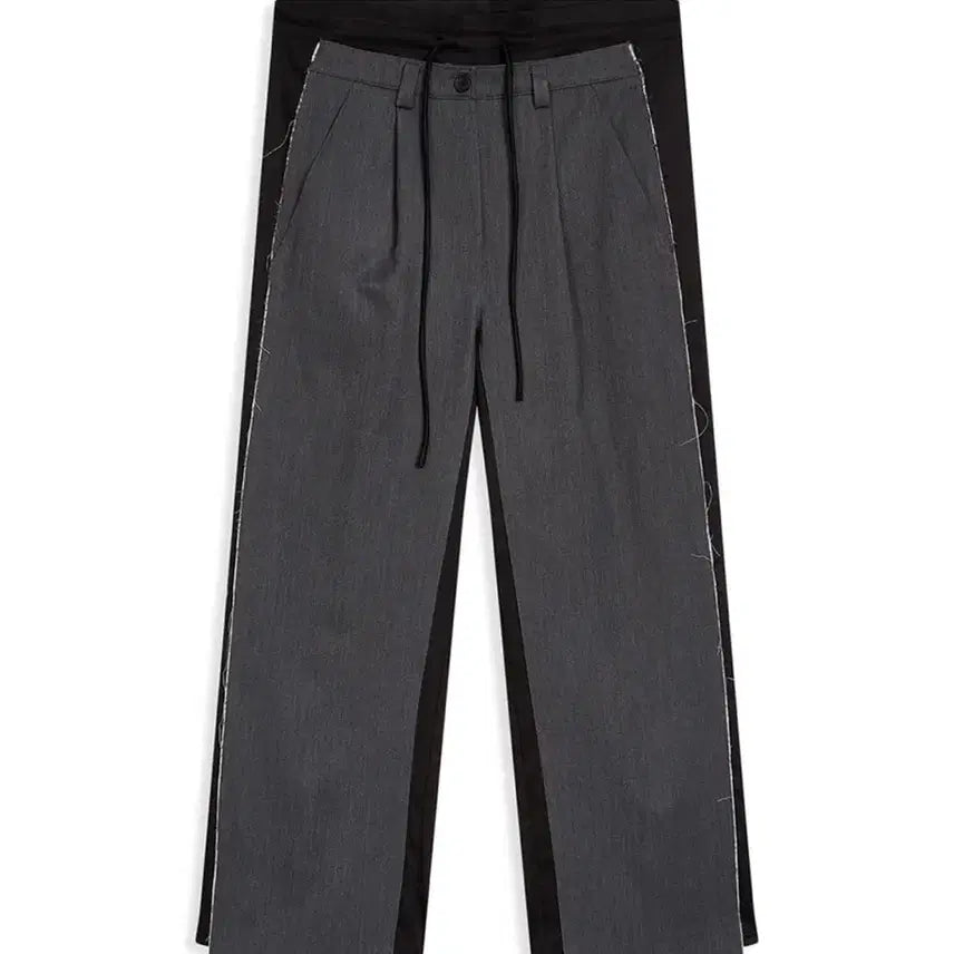 [BUNJANG] OPEN YY FRONT STRIPE LAYERED PANTS / OPEN YY FRONT STRIPE LAYERED PANTS