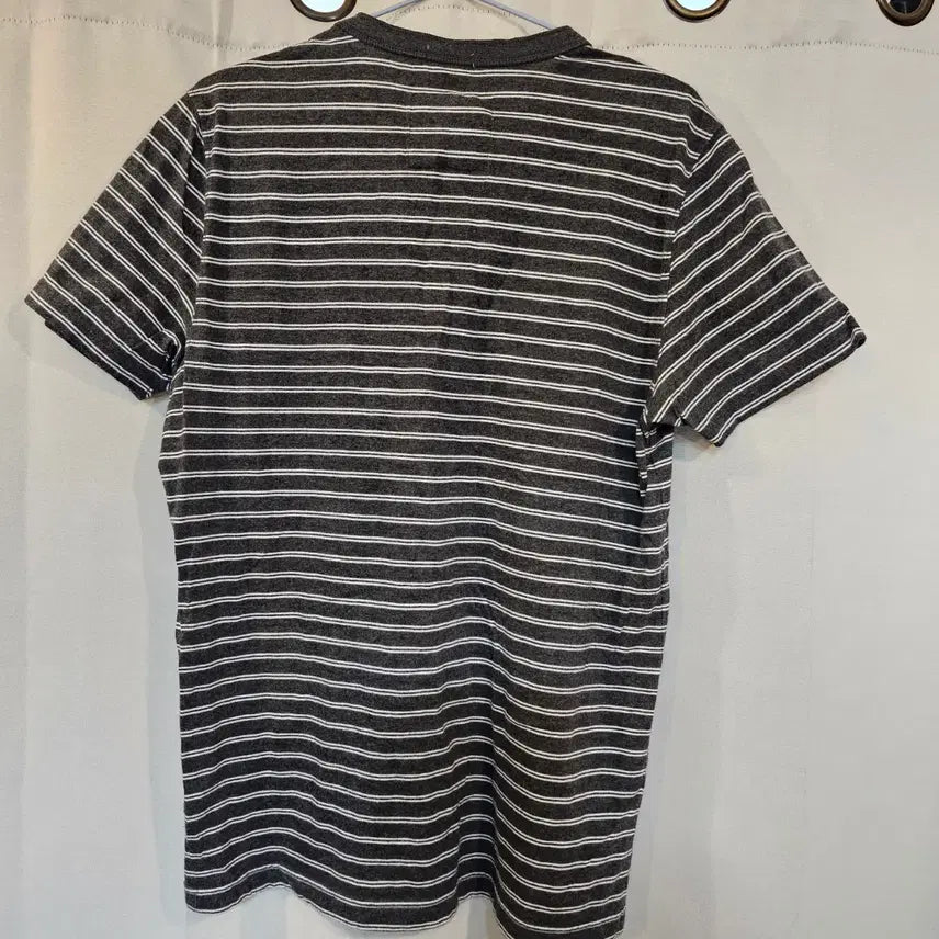 [SOLD OUT] 아베크롬비 스트라이프 반팔 헨리넥 티셔츠