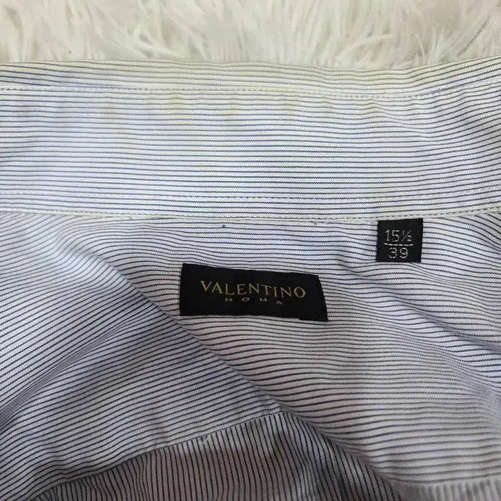 [BUNJANG] 발렌티노 정품 남자 봄춘추용 남성 스트라이프 긴팔남방티셔츠100 / 발렌티노 정품 남자 봄춘추용 남성 스트라이프 긴팔남방티셔츠100