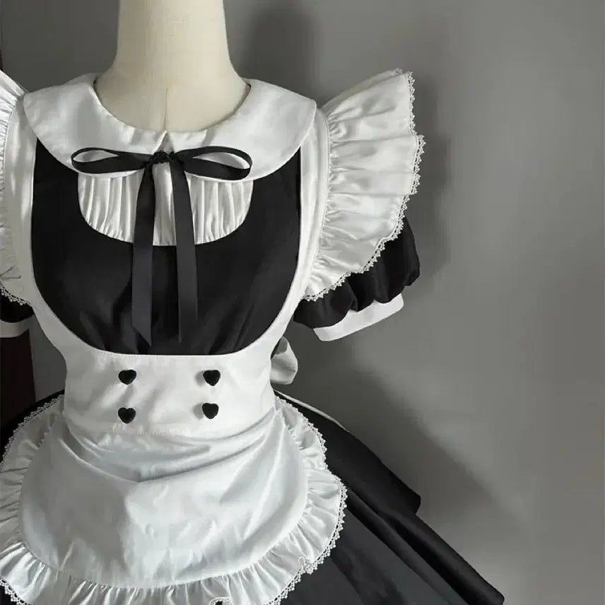 [BUNJANG] Subculture Maid Costume Set / 서브컬처 메이드복 코스프레 세트
