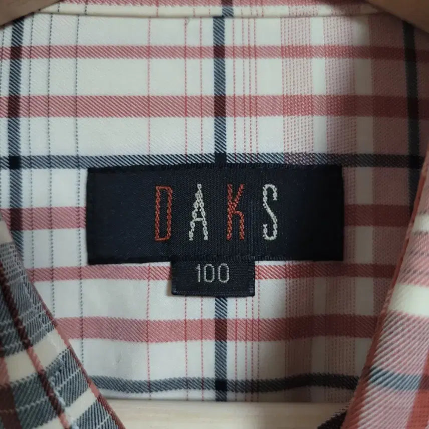 [BUNJANG] DAKS Checkered Long Sleeve Shirt / (100) DAKS 닥스 체크 긴팔 셔츠 남방