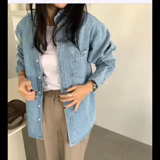 [BUNJANG] Andersson Bell Denim Shirt / 언더슨 벨라 데님셔츠