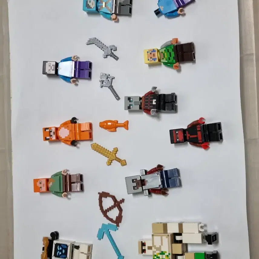 [BUNJANG] Lego Minecraft Minifigure Bundle Set / 레고 마인크래프트 미니피규어 일괄