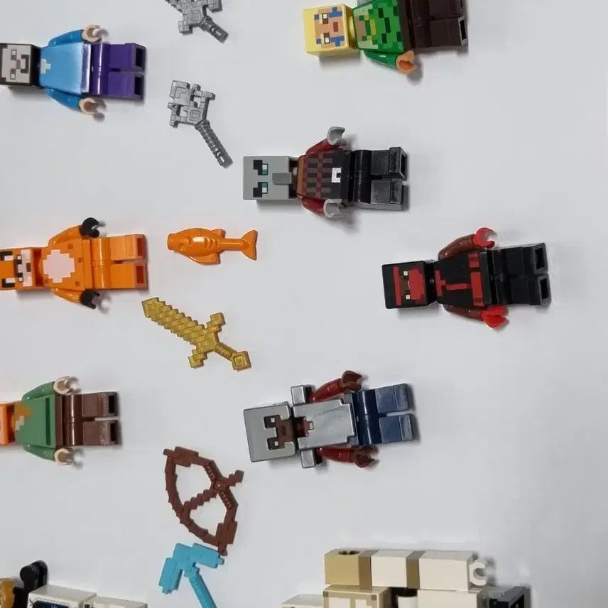 [BUNJANG] Lego Minecraft Minifigure Bundle Set / 레고 마인크래프트 미니피규어 일괄