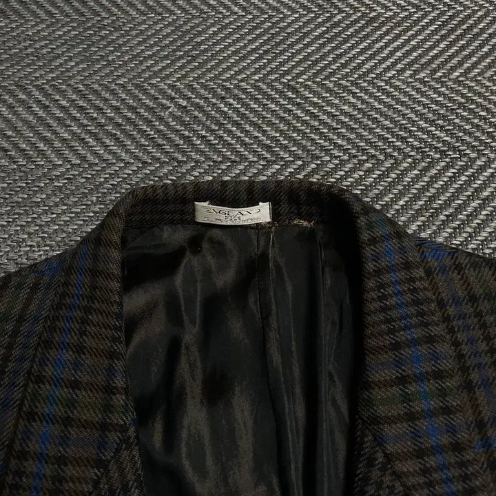 [BUNJANG] Vintage Archive Check Pattern Two-Button Blazer / 빈티지 아카이브 체크패턴 투버튼 블레이저y 5382