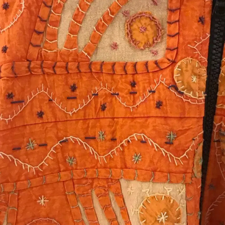 [BUNJANG] Karu Research Vintage Sashiko Patchwork Jacket / 카틱 리서치 빈티지 사시코 패치워크 자켓