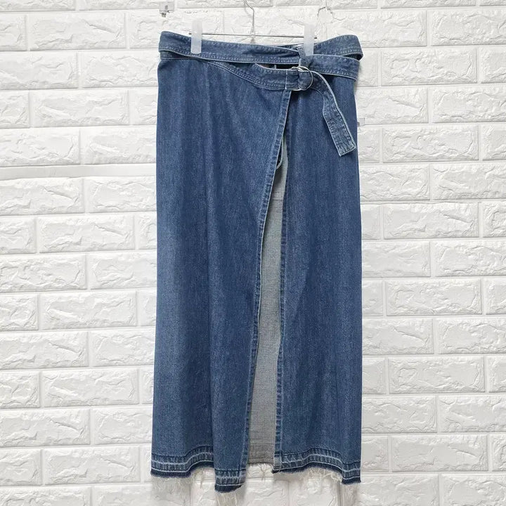 [BUNJANG] Sakai Denim Wrap Skirt / 26인치 사카이 데님 랩 스커트 C975