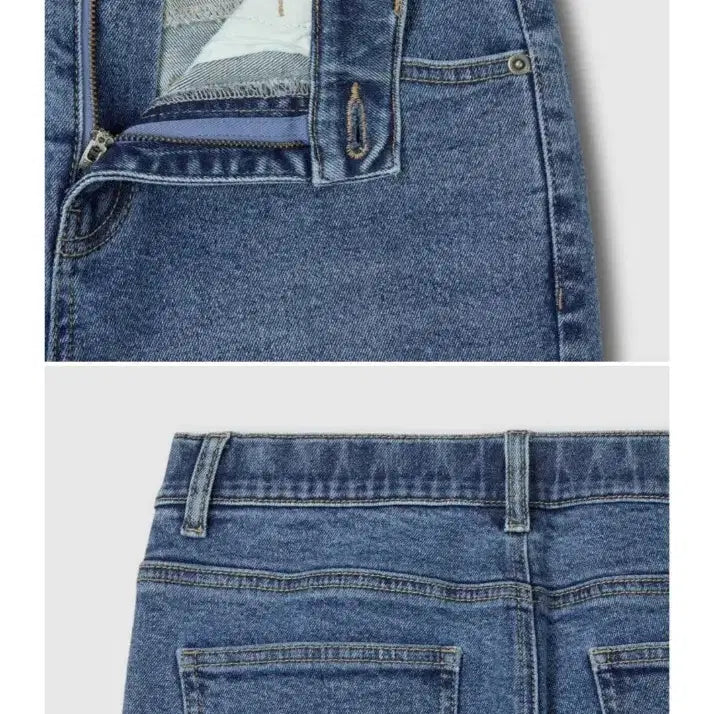 [SOLD OUT] 스트레이트 크롭 데님팬츠