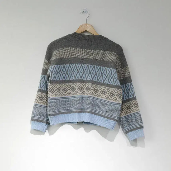 [BUNJANG] 8 Seconds Nordic Knit Cardigan / 8세컨드 노르딕 긴팔 니트 가디건
