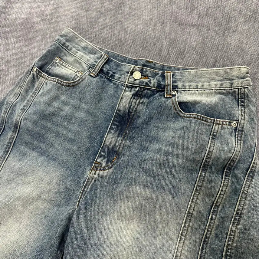 [BUNJANG] L Intempo Mood Bermuda Denim Pants / L 인템포무드 버뮤다 데님 팬츠