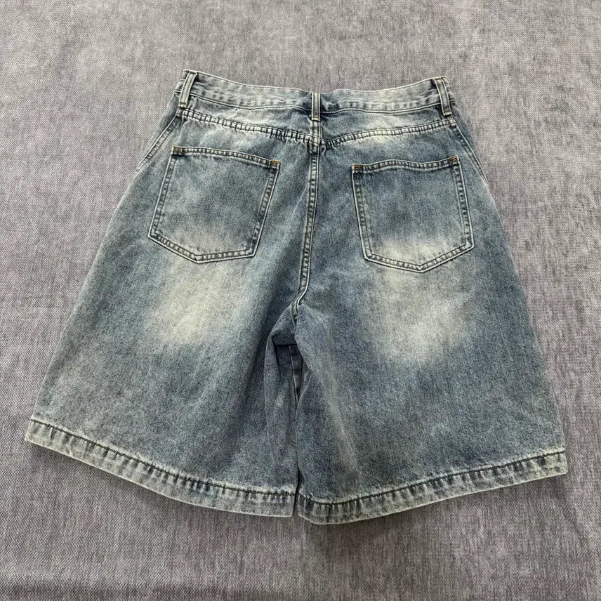 [BUNJANG] L Intempo Mood Bermuda Denim Pants / L 인템포무드 버뮤다 데님 팬츠