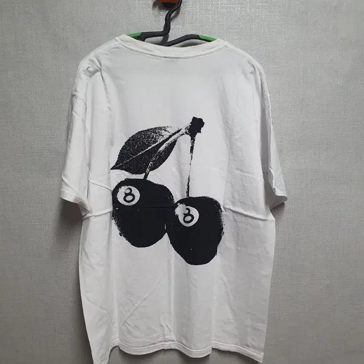 [BUNJANG] Stussy Cherry Print T-shirt White XL / 스투시 체리 반팔 티셔츠 화이트 새상품xl
