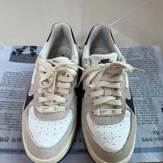 [BUNJANG] Nike Air Force 1 Platform White Navy Women&