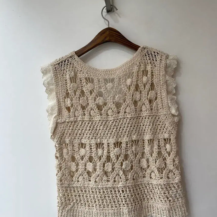 [BUNJANG] YOYIBABY Crochet Lace Cardigan / YOYIBABY 크로셰 레이스 가디건