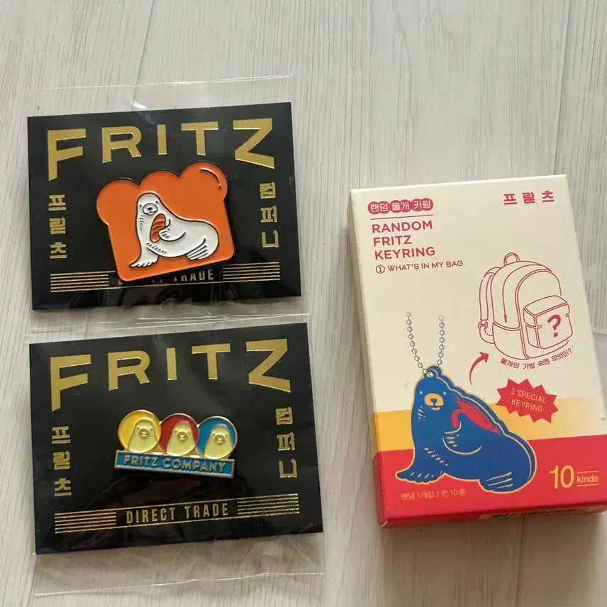 [SOLD OUT] 프릴츠 랜덤 물개 키링 &amp; 뱃지 세트