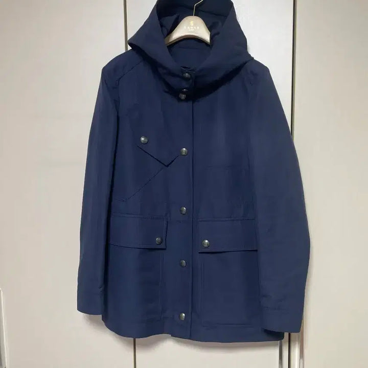 [BUNJANG] Belstaff Navy Hooded Jacket / Belstaff 벨스타프 여성 네이비 후드 자켓 38 (55)