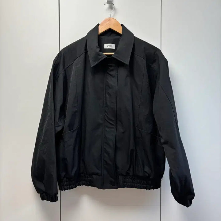 [BUNJANG] Grip Black Blouson Jacket / 그립 grip 블랙 블루종 점퍼