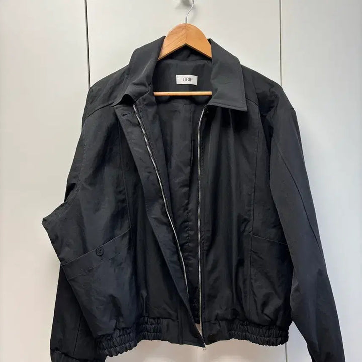 [BUNJANG] Grip Black Blouson Jacket / 그립 grip 블랙 블루종 점퍼