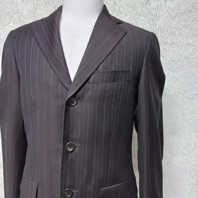 [BUNJANG] Paul Smith Ermenegildo Zegna Striped Suit Jacket / 폴스미스 에르메네질도 제냐원단 정품 남성남자 스트라이프 정장자켓90