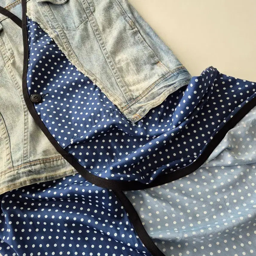 [BUNJANG] Denim Long Vest / 데님 롱베스트